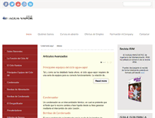 Tablet Screenshot of cicloaguavapor.com